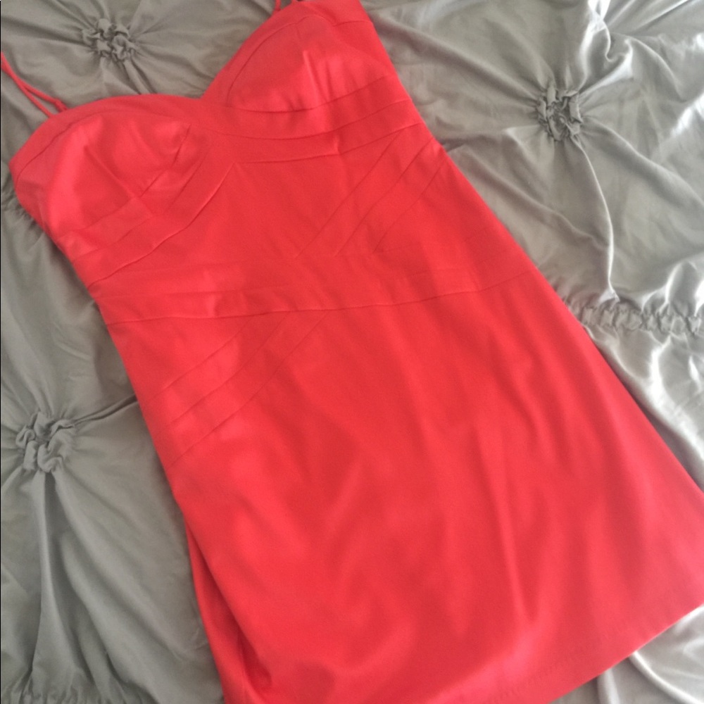 Bisou Bisou Coral Dress